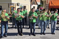Zaigral je Mestni pihalni orkester &Scaron;kofja Loka. / Foto: Klara Mrak