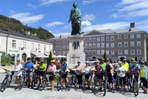 Salzburg, Mozartov trg / Foto: Slavko Zupanc