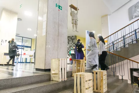 &Scaron;tudenti na Filozofski Fakulteti v Ljubljani. 24. 11. 2025 / Foto: MATIC ZORMAN