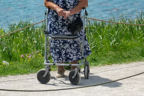 Simbolična fotografija upokojenci in starej&scaron;i / Foto: Nik Bertoncelj