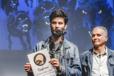 Risar in scenarist Divje jage: Martin in Janez Ramove&scaron;&nbsp; / Foto: Ma&scaron;a Pirc (Kino &Scaron;i&scaron;ka)