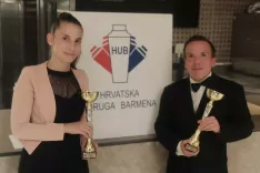 Katja Fortuna in Jožef Fartek / Foto: Facebook DBS /uradna stran