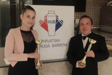 Katja Fortuna in Jožef Fartek / Foto: Facebook DBS /uradna stran