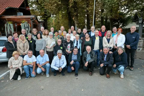 srečanje so&scaron;olcev po 50 letih O&Scaron; Simon Jenko Kranj / Foto: Tina Dokl