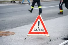 Simbolična fotografija Gorenjska Gasilci opozorilni znak / Foto: Nik Bertoncelj