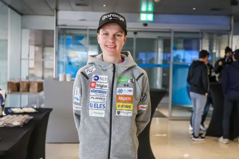 novinarska konferenca pred začetkom SP v nordijskem smučanju &ndash; Trondheim 2025 na fotografiji Ema Klinec / Foto: Tina Dokl