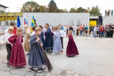 Slovesna položitev temeljnega kamna za izgradnjo novega vrtca v Zalogu in podružnične &scaron;ole Zalog. Zalog, 24. 9. 2026 / Foto: Matic Zorman