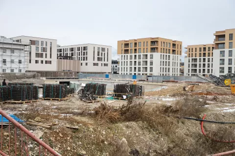 stanovanja stanovanjsko naselje Iskrica Kranj / Foto: Tina Dokl