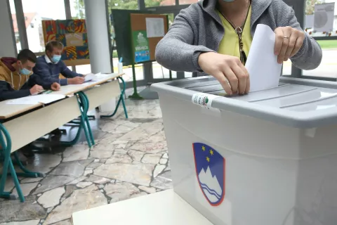 V nedeljo bodo svoje predstavnike v zbornične organe volili še kmetje. Bo udeležba na volitvah kaj boljša kot pred štirimi leti, ko je nastal tudi tale posnetek. / Foto: Gorazd Kavčič