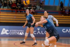 Odbojkarice Calcit Volley so v soboto v državnem prvenstvu premagale Radovljičanke, danes pa jih čaka tekma v ligi prvakinj. / Foto: Jan Uršič