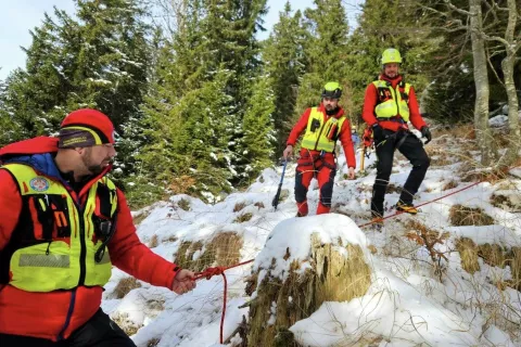 Reševanje koz / Foto: Arhiv Grs Škofja Loka