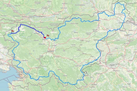 karta slovenije / Foto: Slavko Zupanc