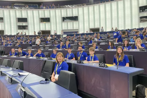 Petnajst učencev kri&scaron;ke osnovne &scaron;ole je zastopalo Slovenijo. / Foto: arhiv O&Scaron; Križe