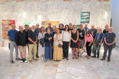 razstava del 24 kolonije Iveta Šubica 4000 Sokolski dom Škofja loka / Foto: Tina Dokl