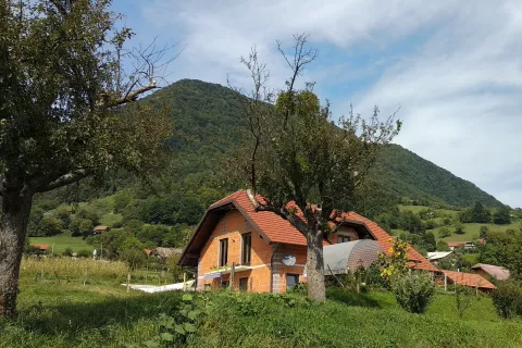 Donačka gora – pogled iz vasi Sveti Jurij / Foto: Slavko Zupanc