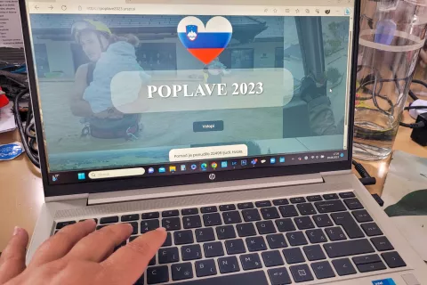izjemne razmere gorenjska poplave poplava 9.8.2023 aplikacija POPLAVE 2023 / Foto: Tina Dokl