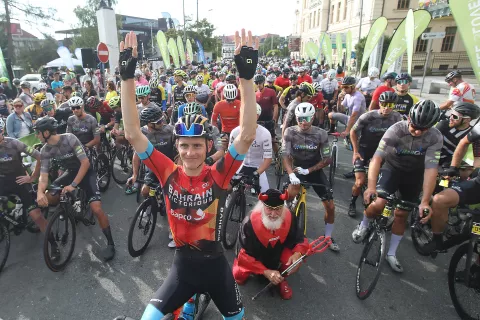 amaterska kolesarska dirka L`etape Kranj 2023 Tour de France / Foto: Gorazd Kavčič