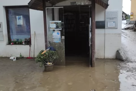 Krajevne knjižnice Poljane v nadomestnih prostorih ne bodo več odprli. / Foto: arhiv knjižnice