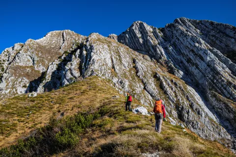 Irena Mušič Habjan in Vladimir Habjan vabita med vrhove Karnijskih Alp. / Foto: osebni arhiv