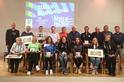 Športna priznanja za obdobje 2022-2023 Športnik leta občina Škofja Loka / Foto: Gorazd Kavčič