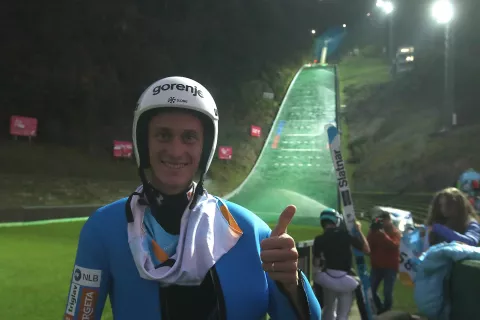 Smučarski skoki skakalnica Gorenja sava DP na plastiki državno prvenstvo 2023 / Foto: Gorazd Kavčič