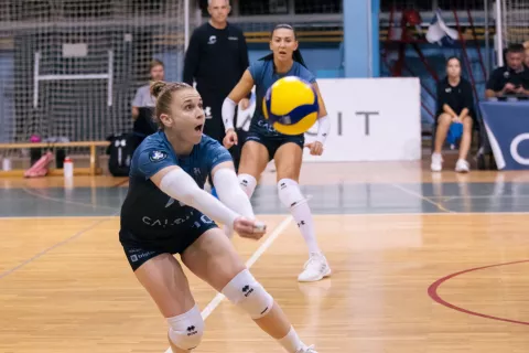 Kamniške odbojkarice danes čaka začetek nove sezone lige prvakinj. / Foto: Klemen Brumec.