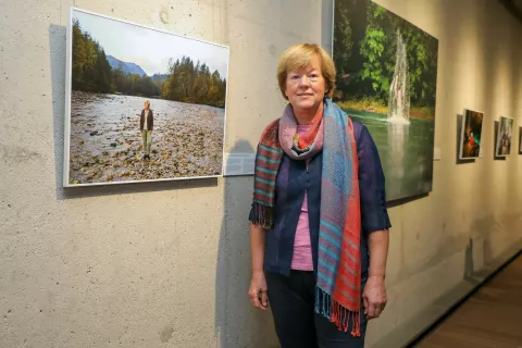 Jana Kolman, varuhinja sotočja Save Bohinjke in Save Dolinke / Foto: Tina Dokl