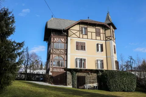 Josip Plemelj slovenski matematik ustanovitelj univerze v LJ njen prvi rektor 150 let rojstva Bled / Foto: Tina Dokl