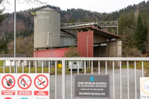 silosi Dolenja vas, Zavod RS za blagovne rezerve / Foto: Simon Benedičič