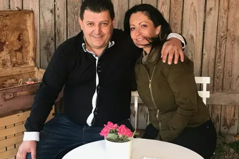 Boško Bečarksi in Klavdija Koželj Bečarski / Foto: Osebni Arhiv