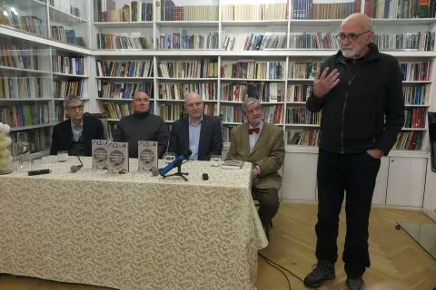 Aleksander Zorn, Aleš Šeligo, Mitja Čander, Jaroslav Skrušny in Dušan Merc / Foto: Igor Kavčič