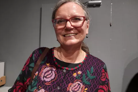 Pesnica Vera Wutti – Incko iz Borovelj. / Foto: Jože Košnjek