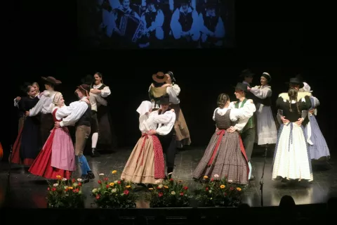 folklora kud srednja vas, bohinj, 13. folklorni večer / Foto: Alenka Brun