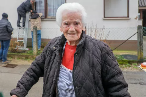 Francka Kolenc 100 let Šenčur / Foto: Tina Dokl