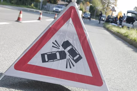 policija akcija varnost v prometu prometna nesreča nesreča v cestnem prometu policijska kontrola / Foto: Gorazd Kavčič