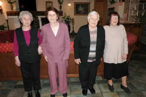 Albina Fajfar, Slavka Jagodic, Marija Vreček in Tilka Zalokar / Foto: Janez Kuhar