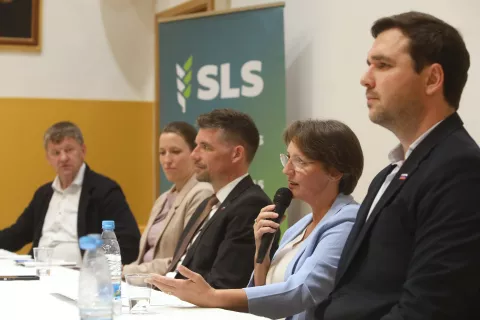 predstavitev kandidati za evropske volitve evropski poslanec poslanka stranka SLS Cerklje / Foto: Gorazd Kavčič