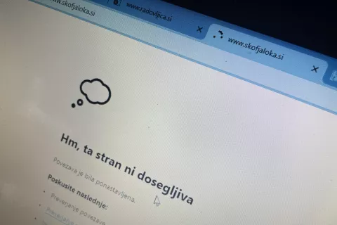 napad hekerji spletna stran občina Radovljica &Scaron;kofja Loka onemogočena stran nedelujoča spletne strani / Foto: Gorazd Kavčič