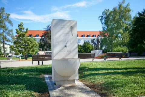 Odžejate se lahko že pri samem pitniku, vodo pa lahko tudi natočite in odnesete s seboj. / Foto: arhiv MOK