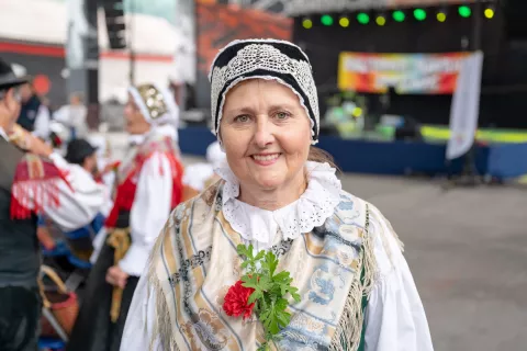 Sonja Kovač, anketa Kulturna mavrica / Foto: Nik Bertoncelj