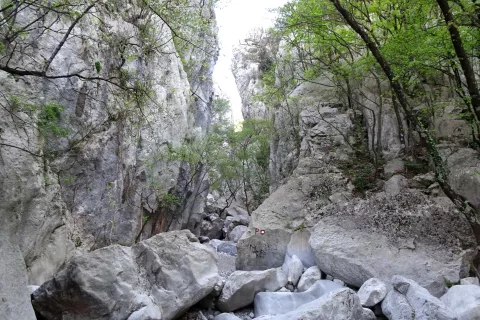 Kanjon Male Paklenice je ozek in neturističen, ponekod adrenalinski. / Foto: Jelena Justin / Foto: 