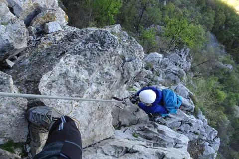 V spodnjem delu Furlanove smeri na Gradiško turo / Foto: Jelena Justin / Foto: 
