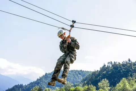 MORS in mladi tabor med poletnimi počitnicami Bohinjska Bela / Foto: Zvone Vrankar