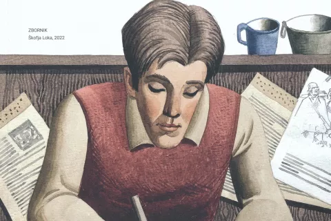 Ive Šubic, ilustrator in kulturni delavec, zbornik, več avtorjev, Loški muzej, Škofja Loka, 2022, 96 strani / Foto: 