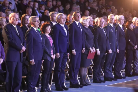 V Žireh je potekala letošnja osrednja proslava ob dnevu Rudolfa Maistra. / Foto: Gorazd Kavčič / Foto: 