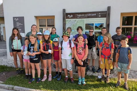 Udeleženci poletnega tabora za mlade nadzornike. / Foto: Arhiv Jz Tnp