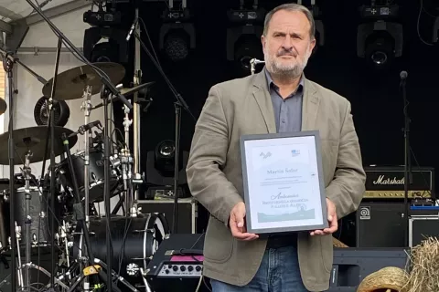 Martin Šolar, letošnji ambasador Unescovega Biosfernega območja Julijske Alpe / Foto: JZ TNP / Foto: 