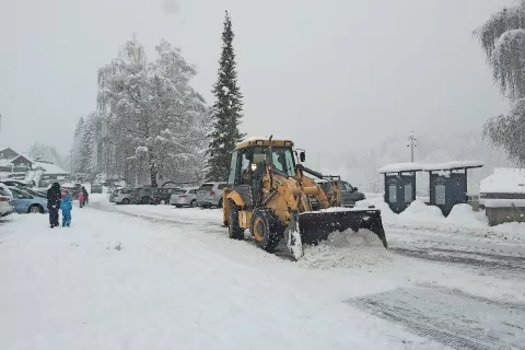 Zimska služba na delu / Foto: 