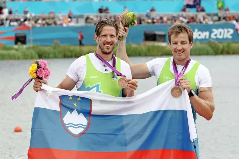 Luka Špik in Iztok Čop na olimpijskih igrah v Londonu / Foto: Stanko Gruden/STA / Foto: 