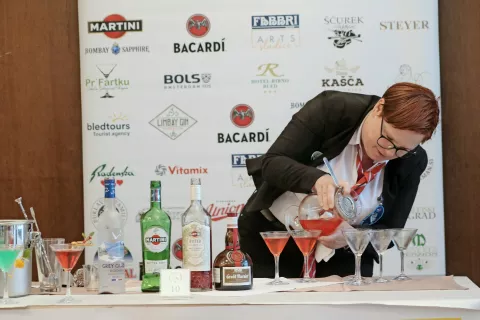 Tatjana Dobnikar, ena od treh tekmovalk / Foto: 